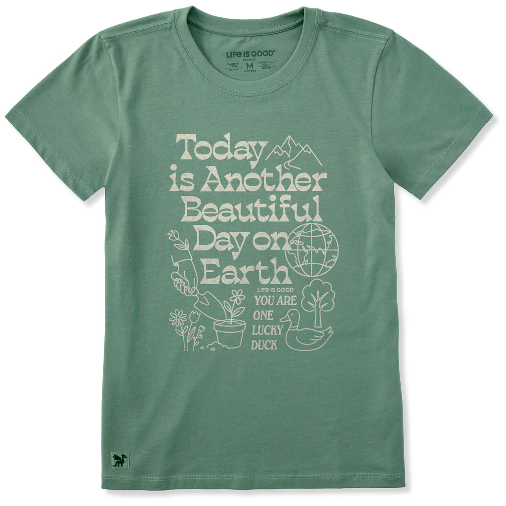 Women's Beautiful Day on Earth Short Sleeve Crusher Tee product image 1