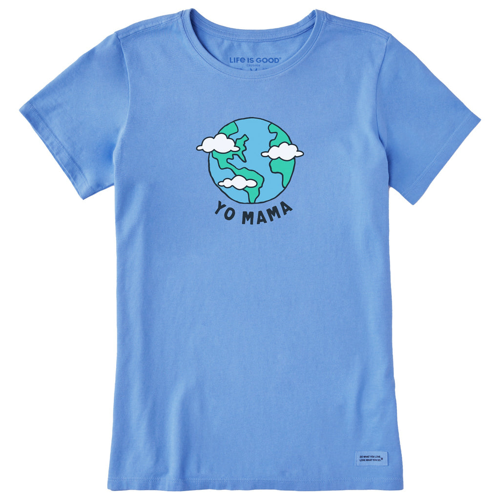 Women's Yo Mama Earth Short Sleeve Crusher Tee product image 1