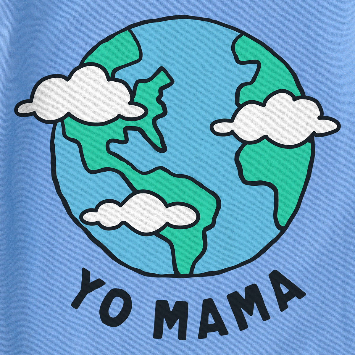 Women's Yo Mama Earth Short Sleeve Crusher Tee product image 2