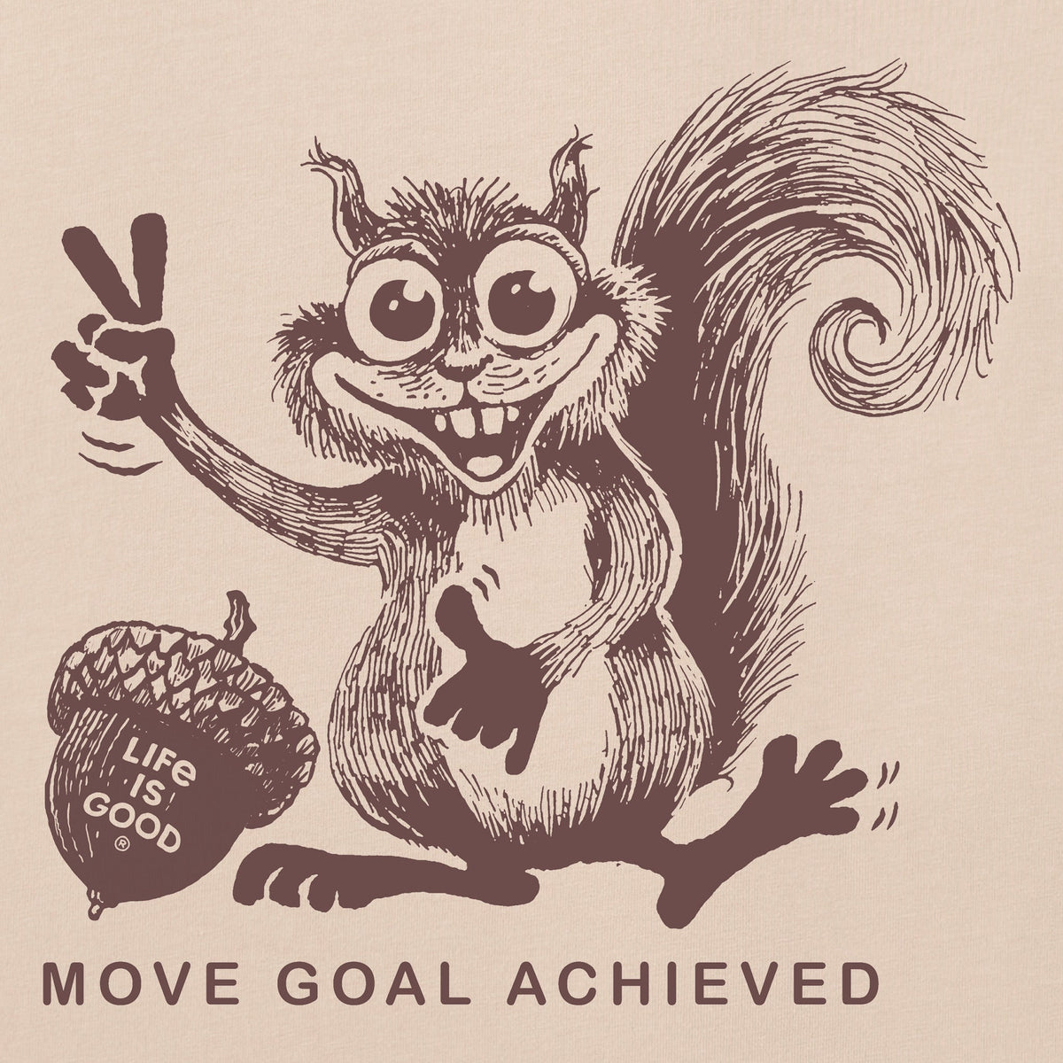 Women's Move Goal Squirrel Short Sleeve Crusher Tee product image 2