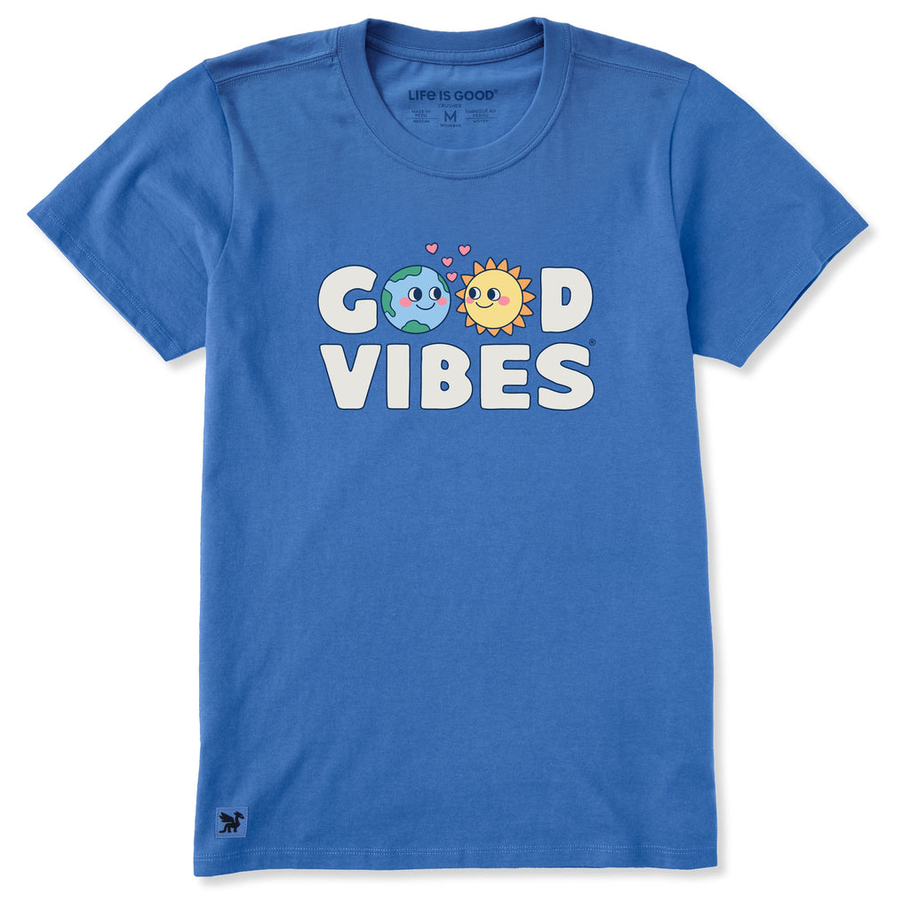 Women's Good Vibes Sun and Earth Short Sleeve Crusher Tee product image 1
