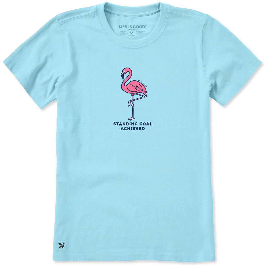 Women's Flamingo Standing Goal Achieved Short Sleeve product image 1