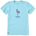 Women's Flamingo Standing Goal Achieved Short Sleeve product image 1