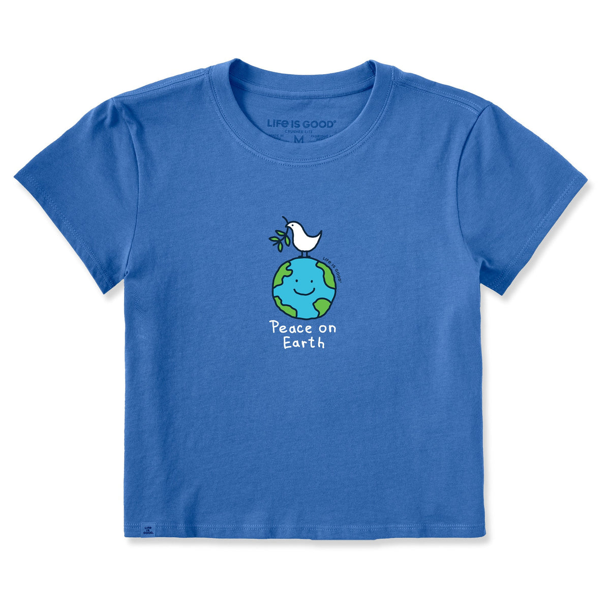 Women's Peace on Earth Globe Crusher-LITE Shrunken Tee product image 1