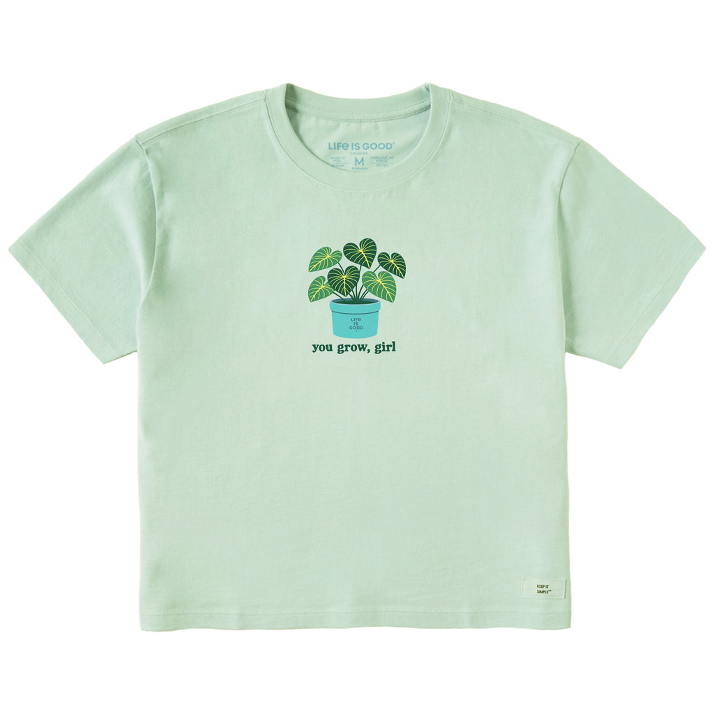 Women's You Grow, Girl Short Sleeve Crusher Boxy Tee product image 1