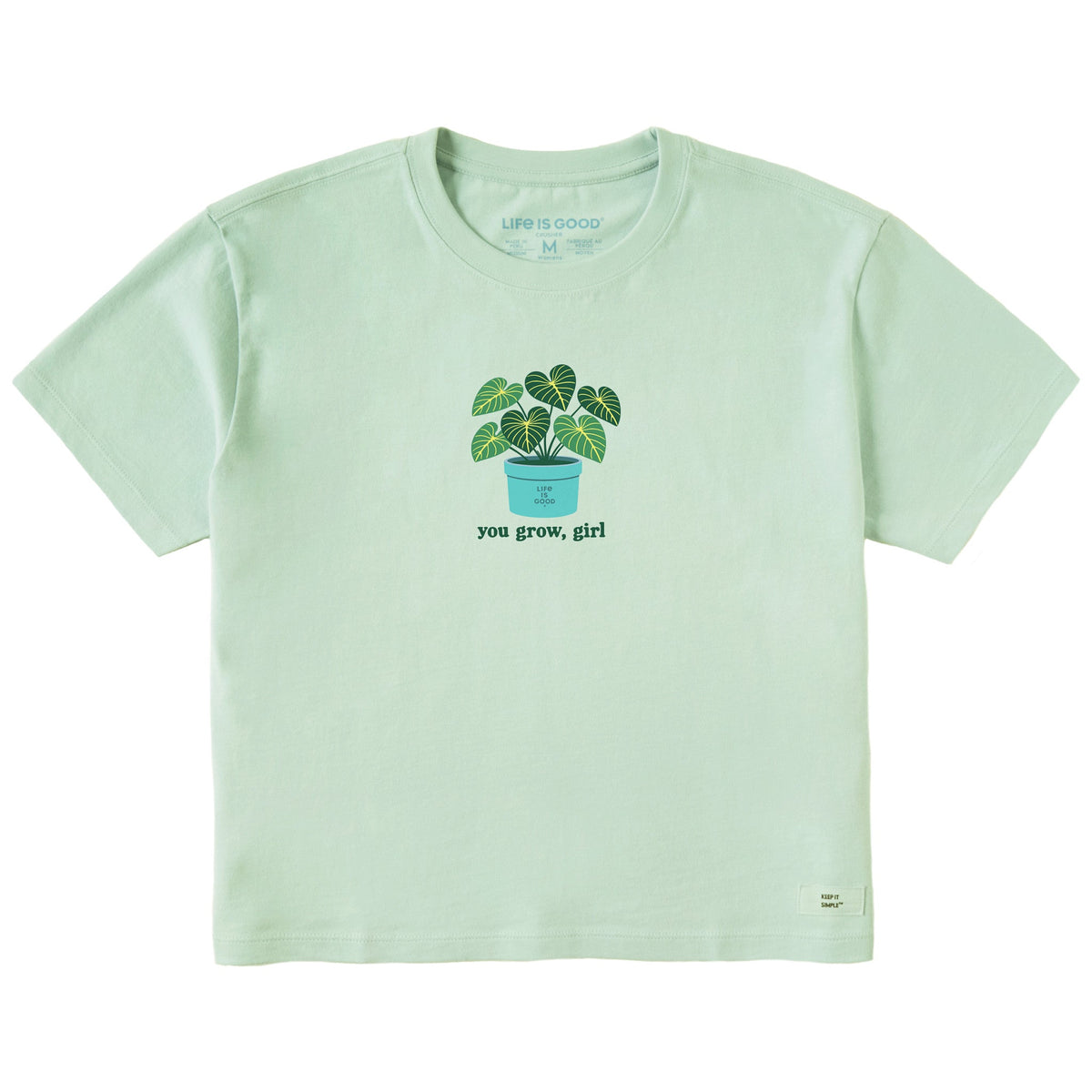 Women's You Grow, Girl Short Sleeve Crusher Boxy Tee product image 1