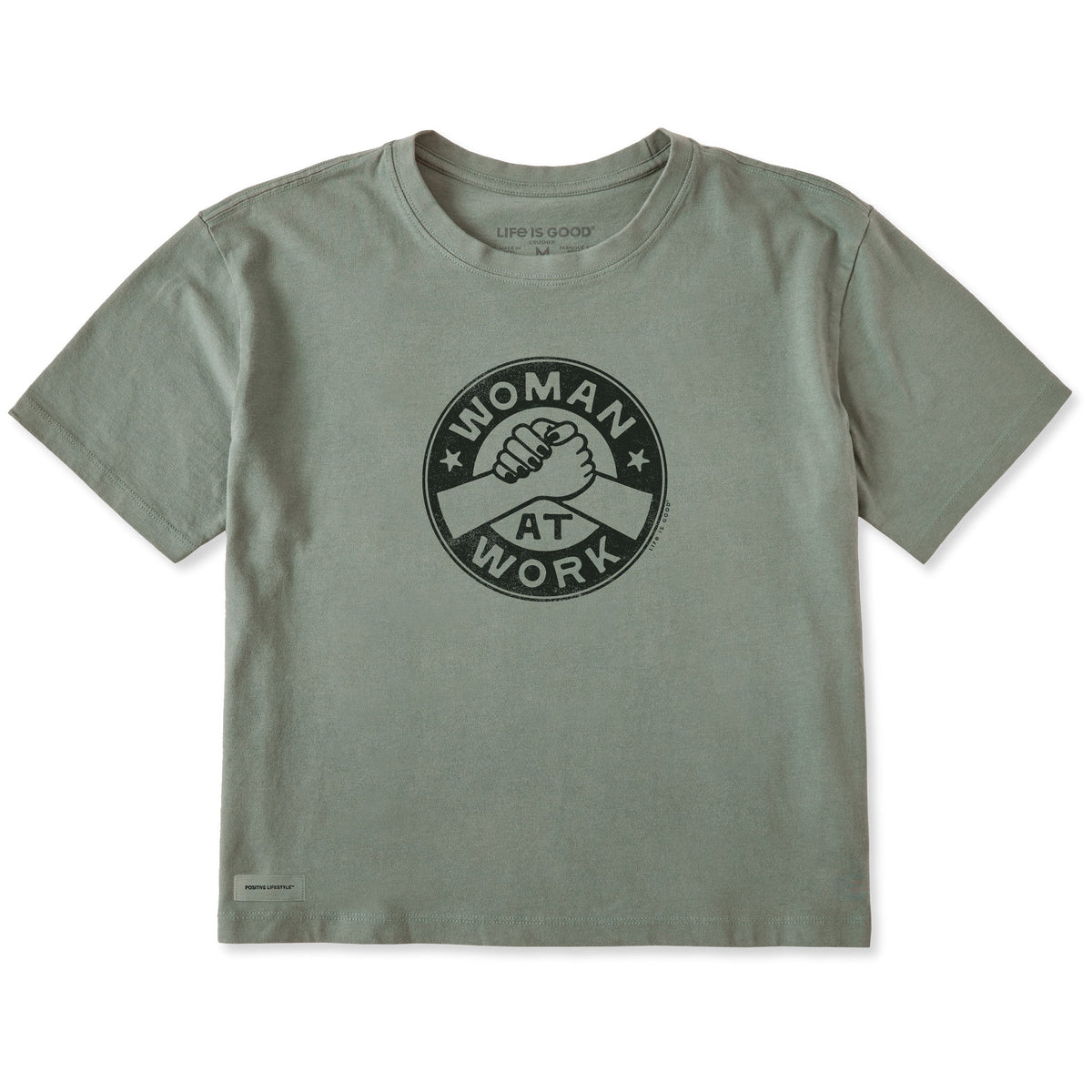 Women's Women At Work Short Sleeve Crusher Boxy Tee product image 1