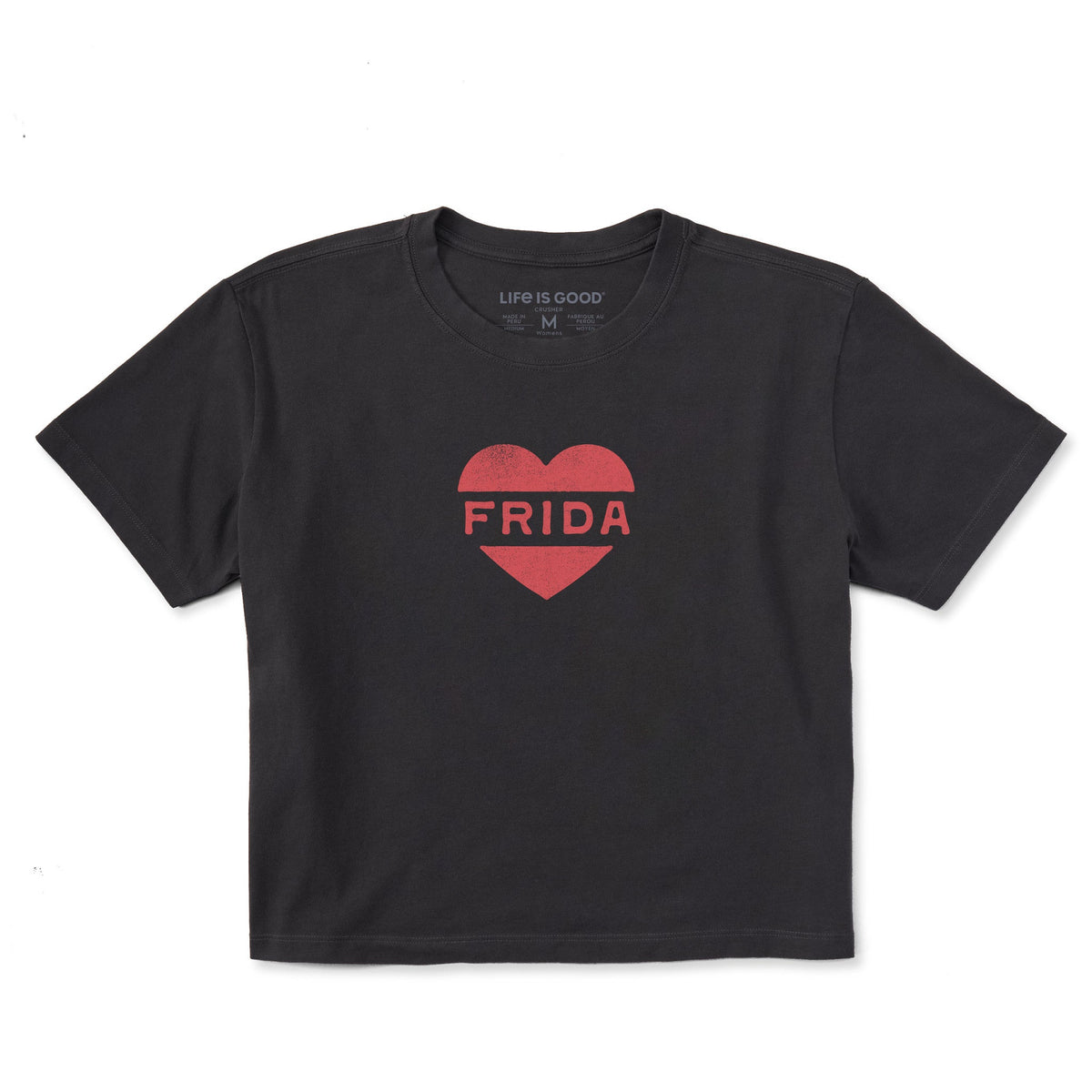 Women's Frida Heart Short Sleeve Crusher Boxy Tee product image 1
