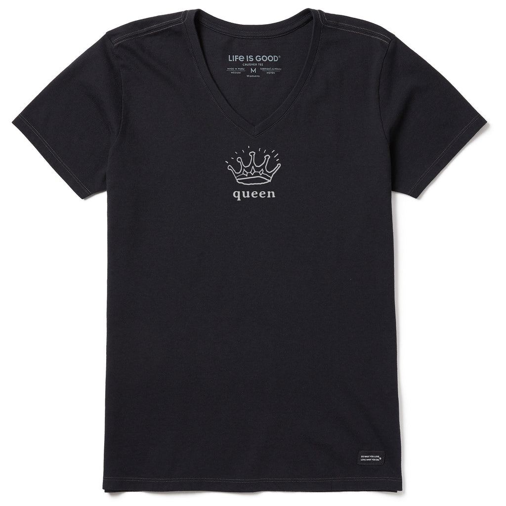Women's Queen Crown Short Sleeve Crusher Vee product image 1