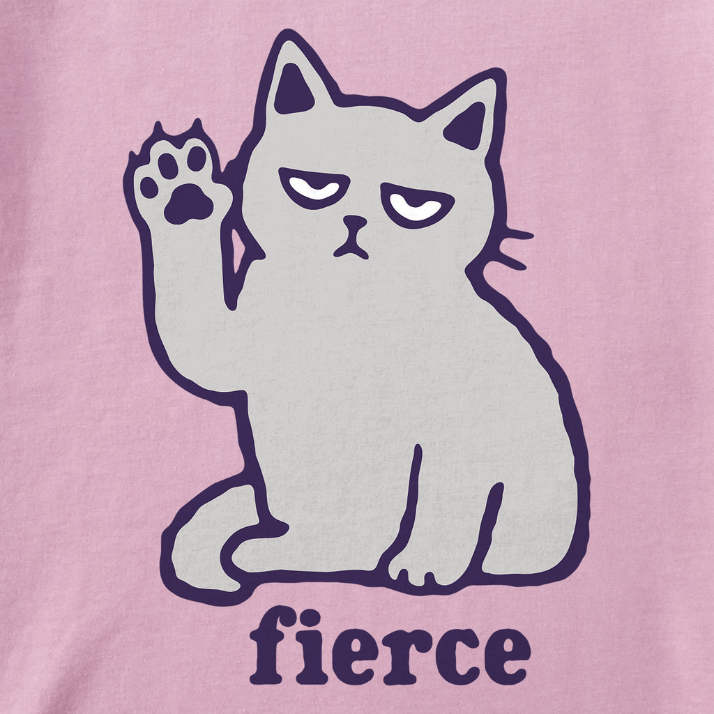 Women's Fierce Cat Short Sleeve Crusher Tee product image 2