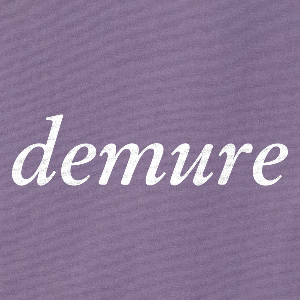 Women's Demure Script Short Sleeve Crusher Tee product image 2