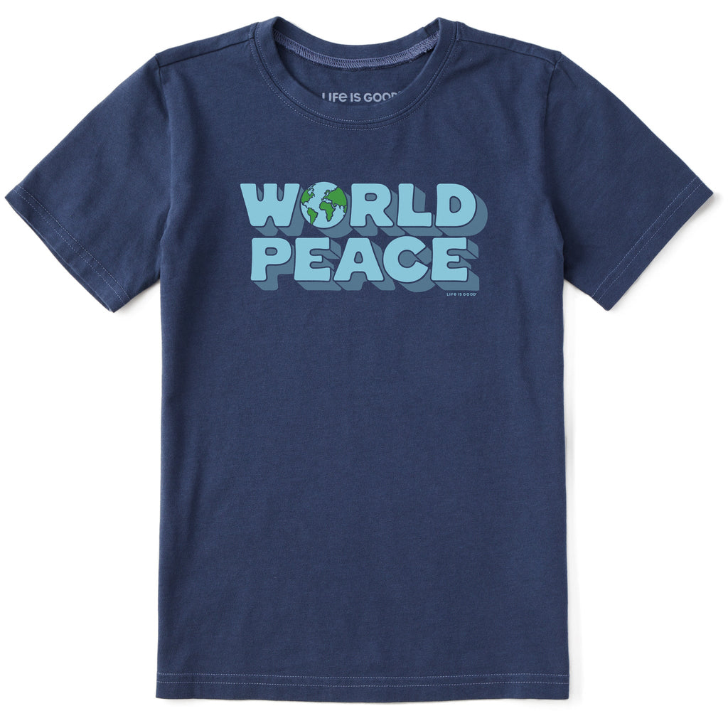 Kids World Peace Short Sleeve Crusher Tee product image 1