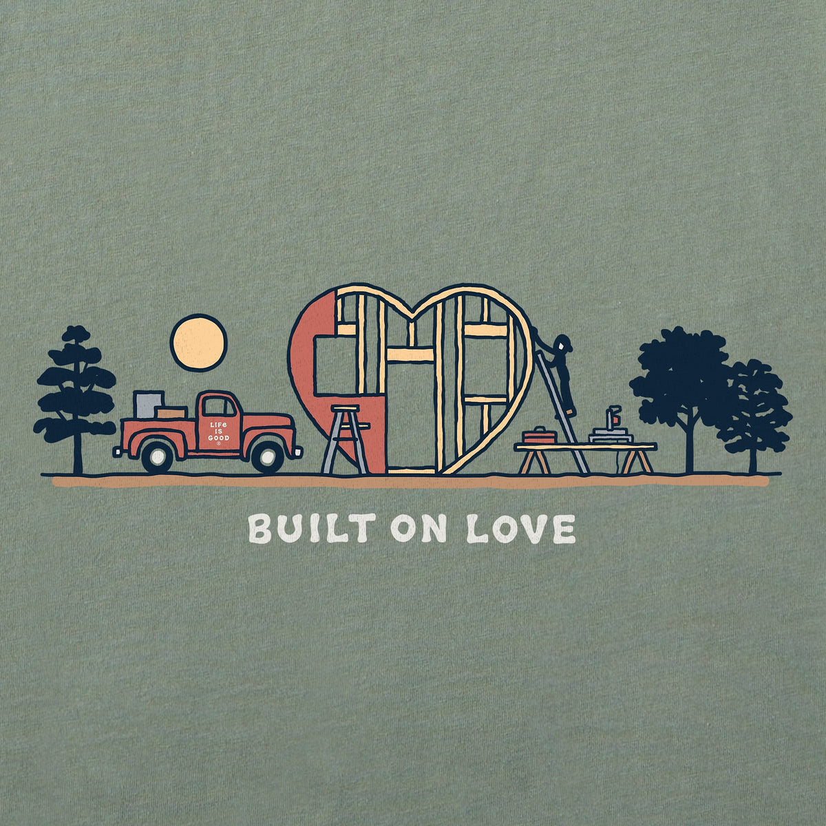 Men's Built on Love Short Sleeve Crusher Tee product image 2