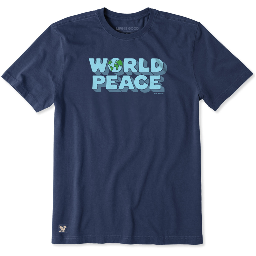 Men's World Peace Short Sleeve Crusher Tee product image 1