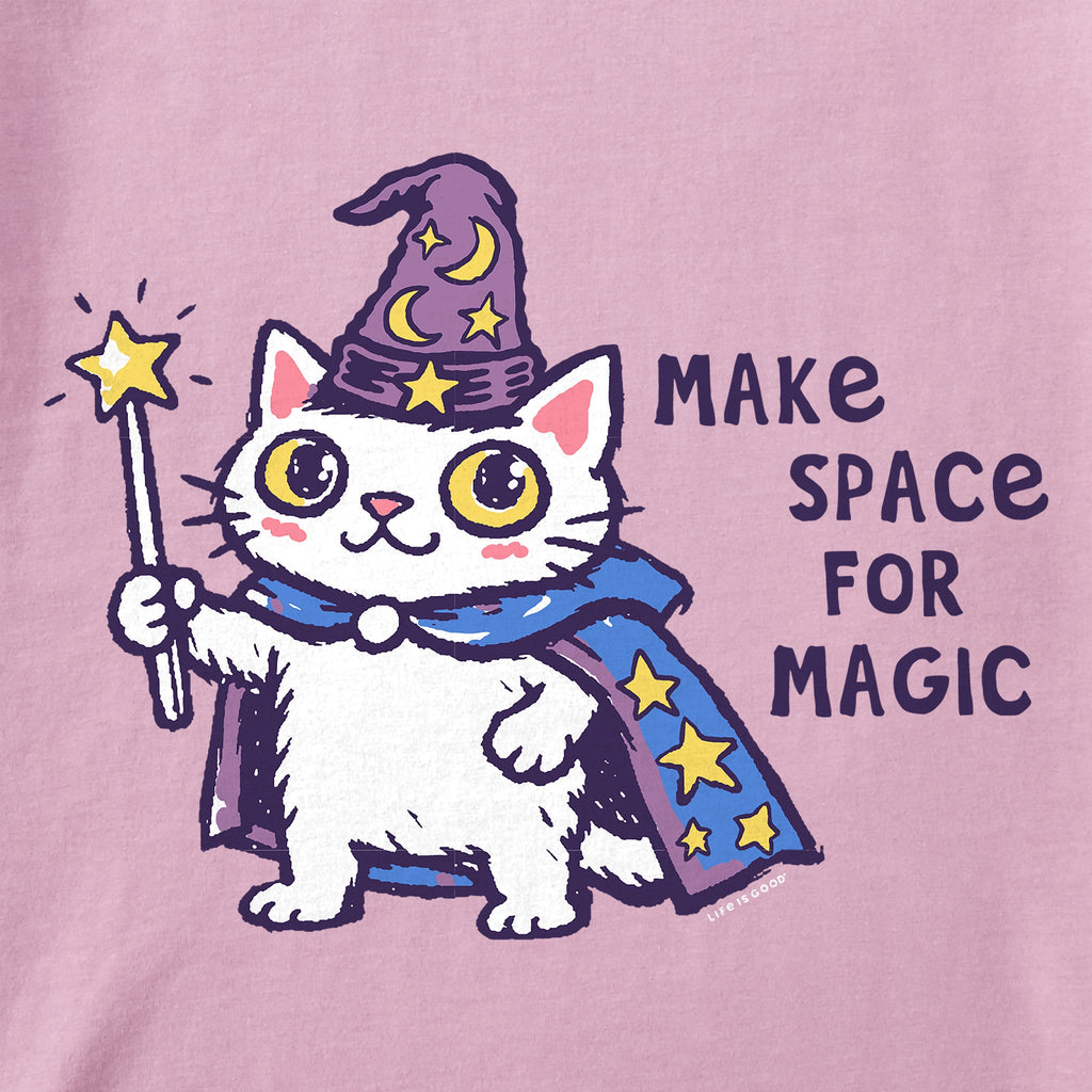 Women's Make Space for Magic Short Sleeve Crusher Boxy Tee