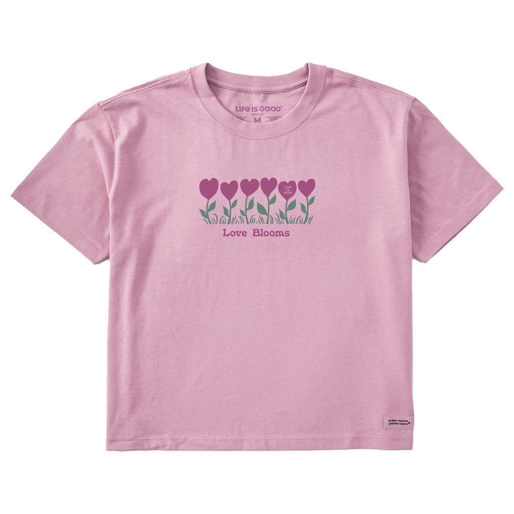 Women's Love Blooms Short Sleeve Crusher Boxy Tee product image 1