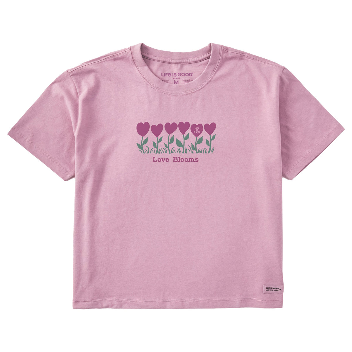 Women's Love Blooms Short Sleeve Crusher Boxy Tee product image 1