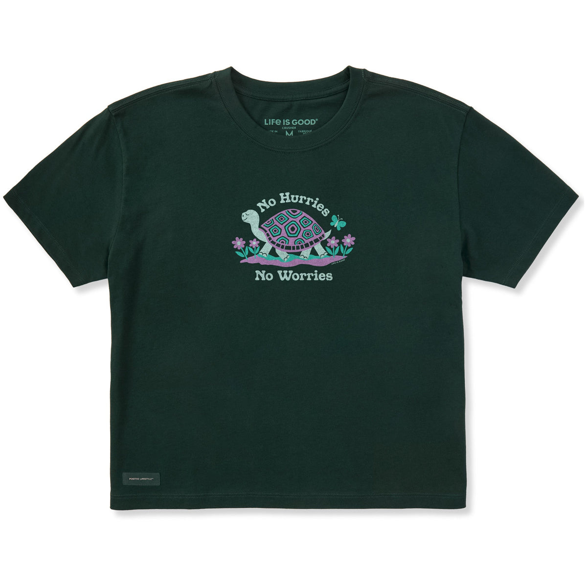 Women's No Hurries No Worries Short Sleeve Crusher Boxy Tee product image 1