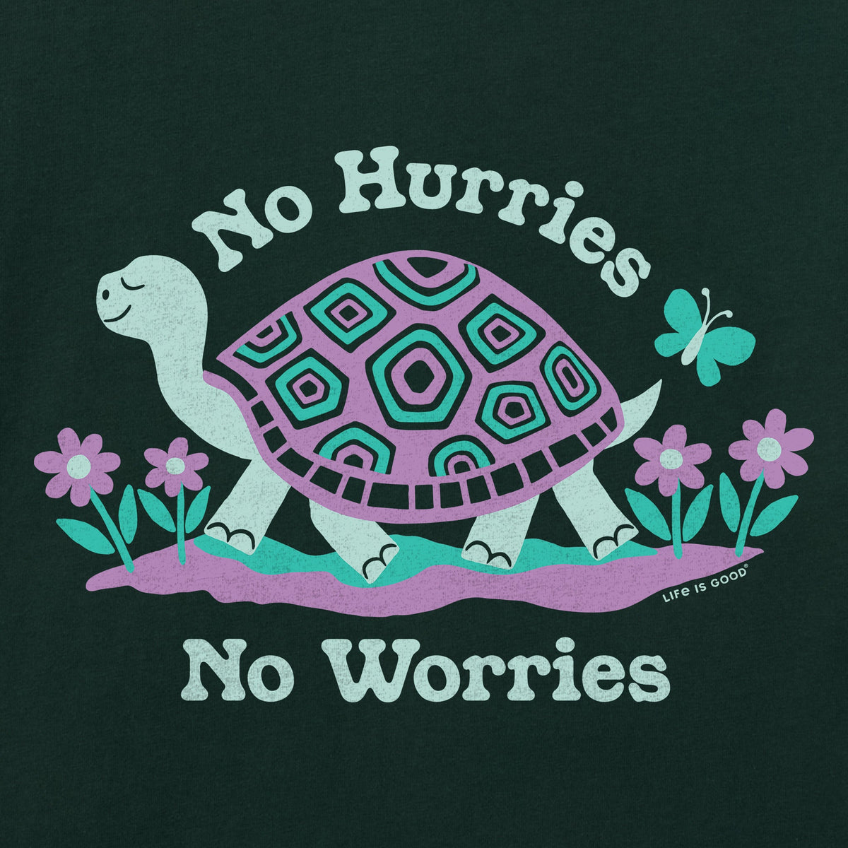 Women's No Hurries No Worries Short Sleeve Crusher Boxy Tee product image 2