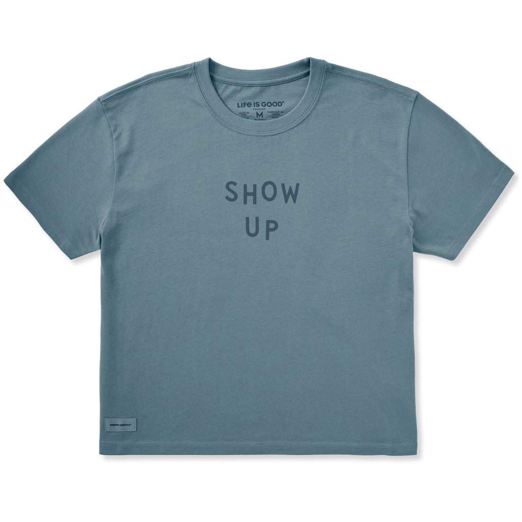 Women's Show Up Short Sleeve Crusher Boxy Tee product image 1