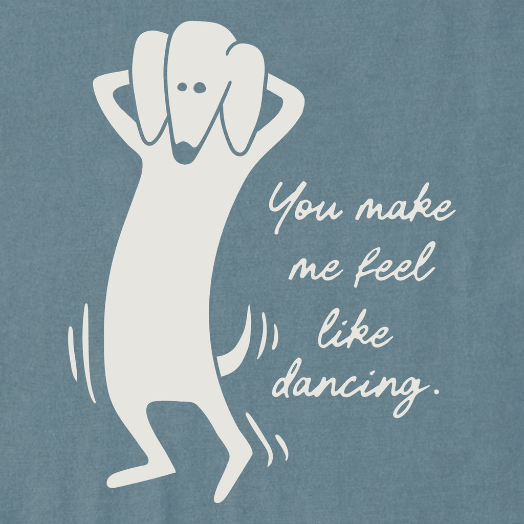 Women's You Make Me Feel Like Dancing Short Sleeve Crusher product image 2