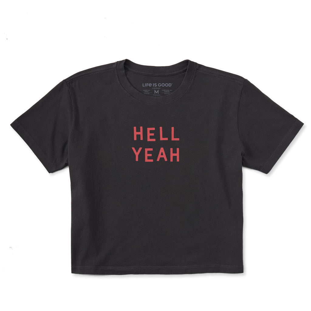 Women's Hell Yeah Short Sleeve Crusher Boxy Tee product image 1
