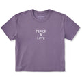Women's Peace & Love Jumble Short Sleeve Crusher Boxy Tee product image 1