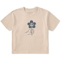 Women's Peace Flower Hand Short Sleeve Crusher Boxy Tee product image 1