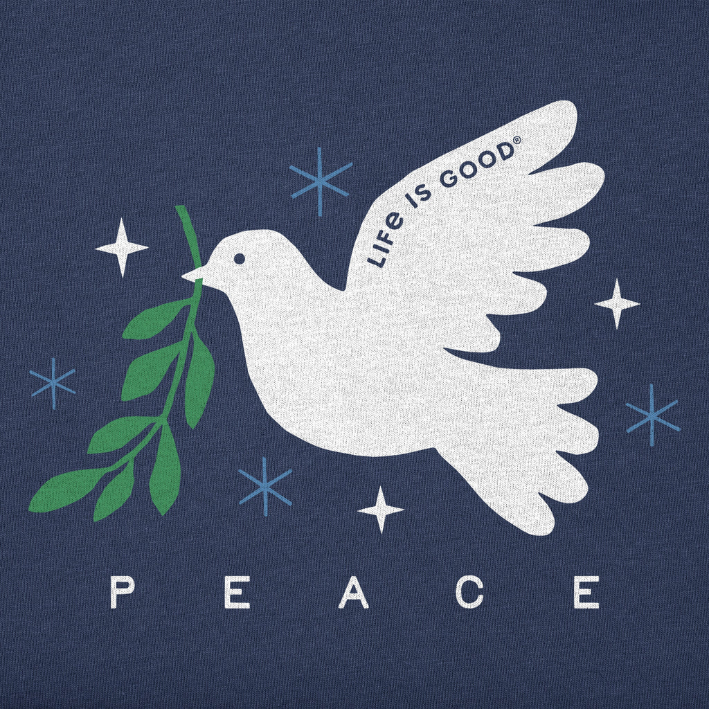Women's Peace Dove Simple Short Sleeve Crusher Vee product image 2
