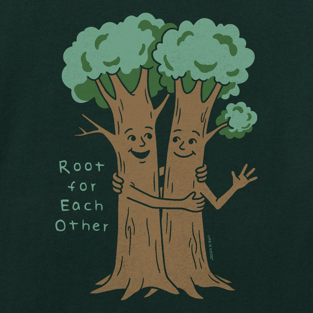 Women's Root for Each Other Trees Short Sleeve Crusher Tee product image 2