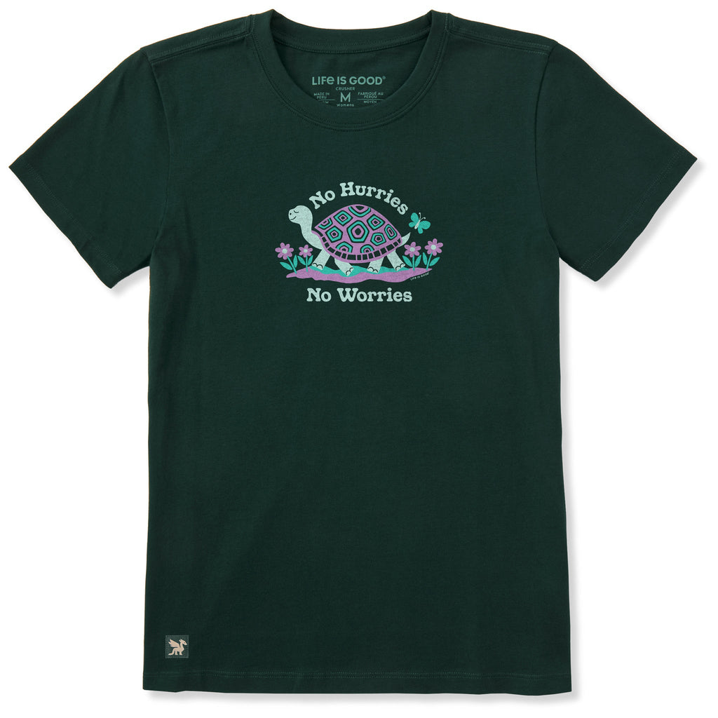 Women's No Hurries No Worries Short Sleeve Crusher Tee product image 1