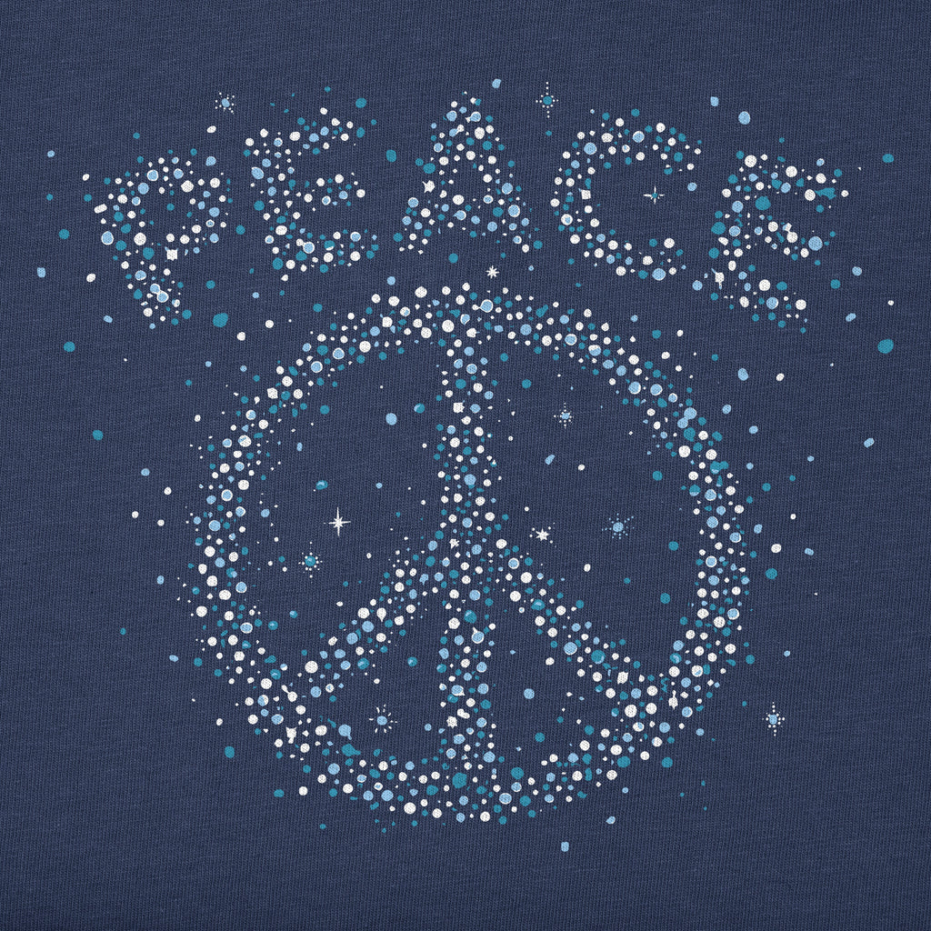 Women's Peace Sparkle Short Sleeve Crusher Tee product image 2