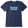 Women's World Peace Short Sleeve Crusher Tee product image 1