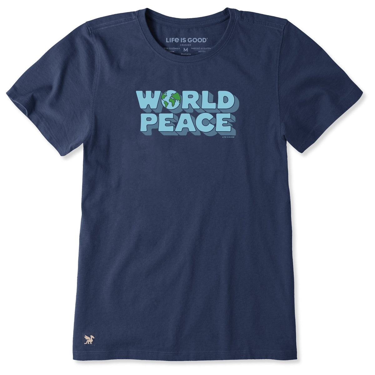 Women's World Peace Short Sleeve Crusher Tee product image 1