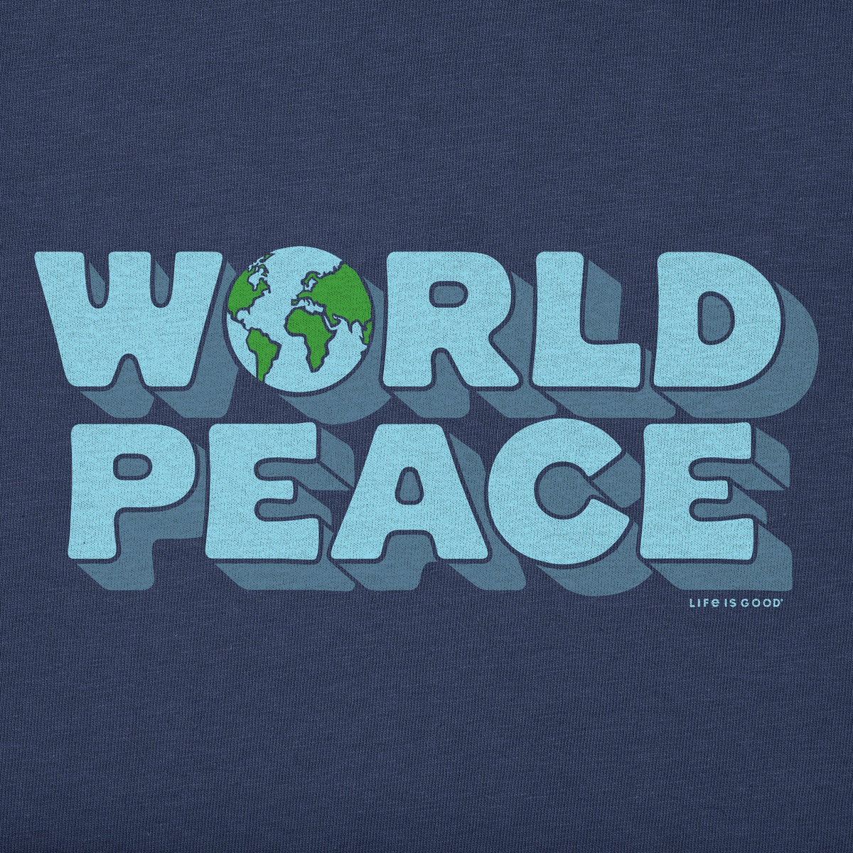 Women's World Peace Short Sleeve Crusher Tee product image 2