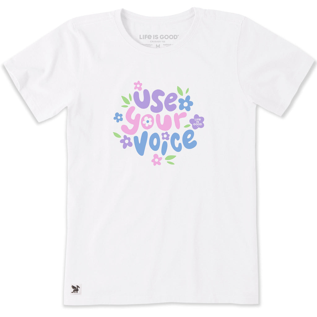 Women's Use Your Voice Short Sleeve Crusher Tee product image 1