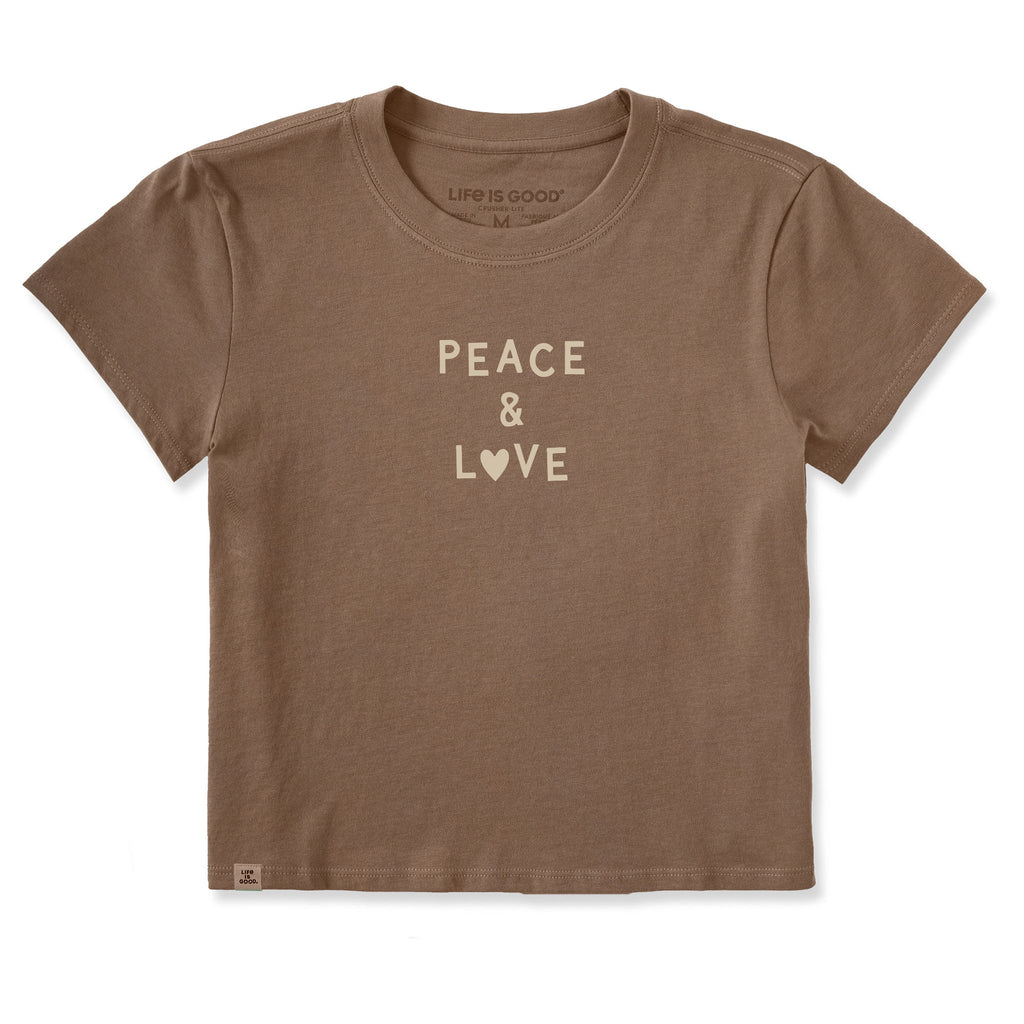 Women's Peace & Love Jumble Crusher-LITE Shrunken Tee product image 1