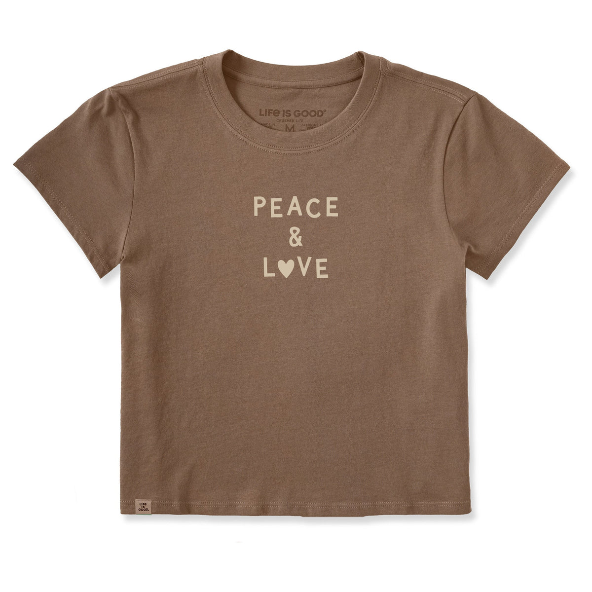 Women's Peace & Love Jumble Crusher-LITE Shrunken Tee product image 1