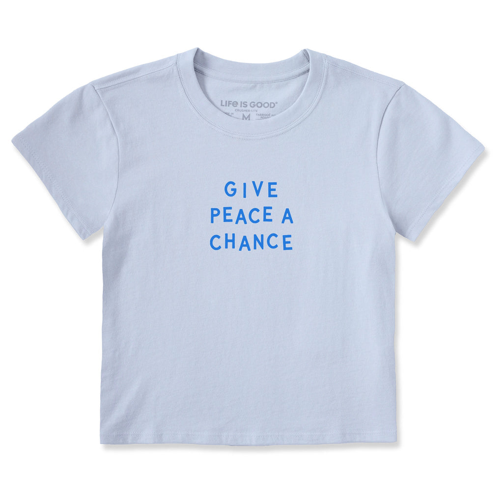 Women's Give Peace a Chance Jumble Crusher-LITE Shrunken Tee product image 1