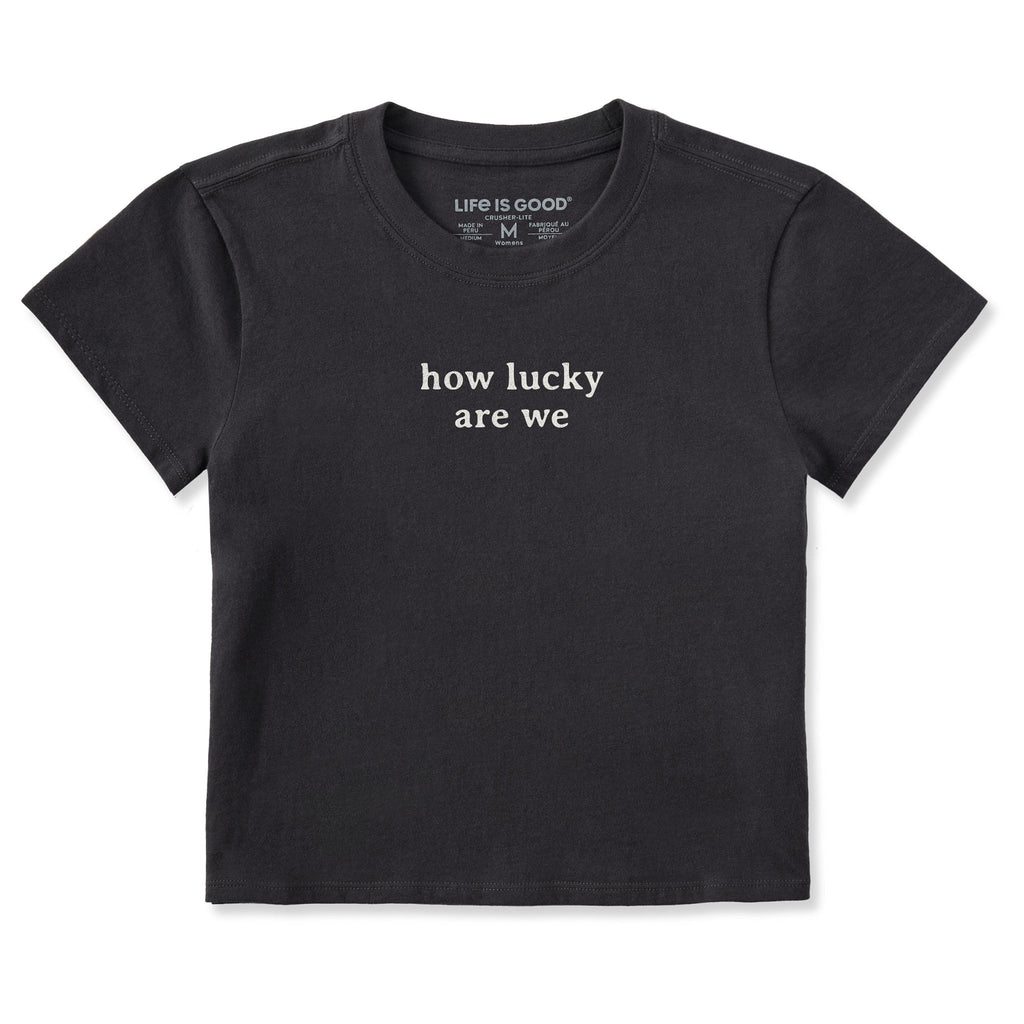 Women's How Lucky Are We Simple Crusher-LITE Shrunken Tee product image 1