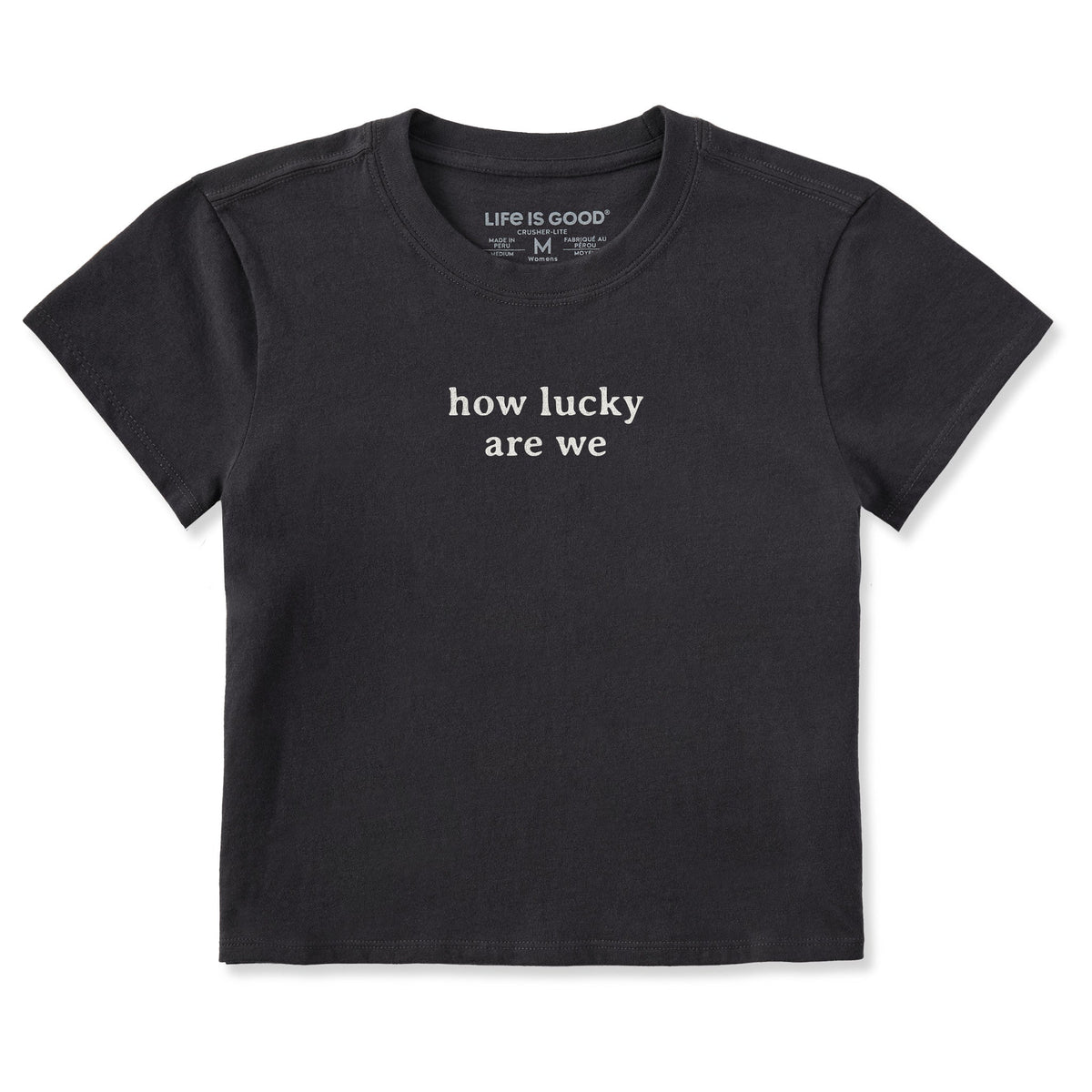 Women's How Lucky Are We Simple Crusher-LITE Shrunken Tee product image 1