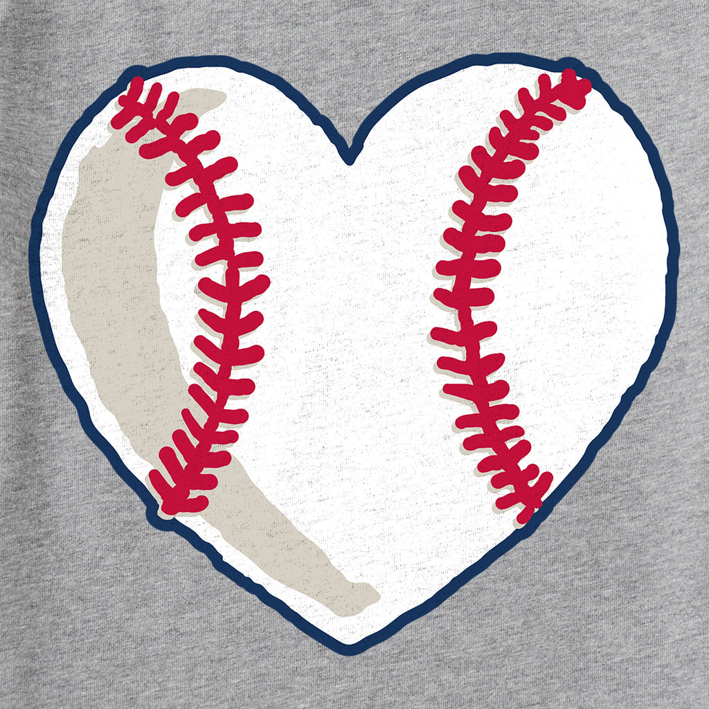 Women's Baseball Heart Short Sleeve Crusher Vee product image 4