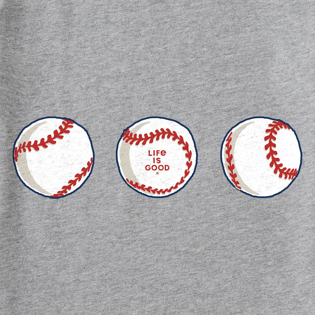 Women's Three Baseballs Short Sleeve Vee product image 4