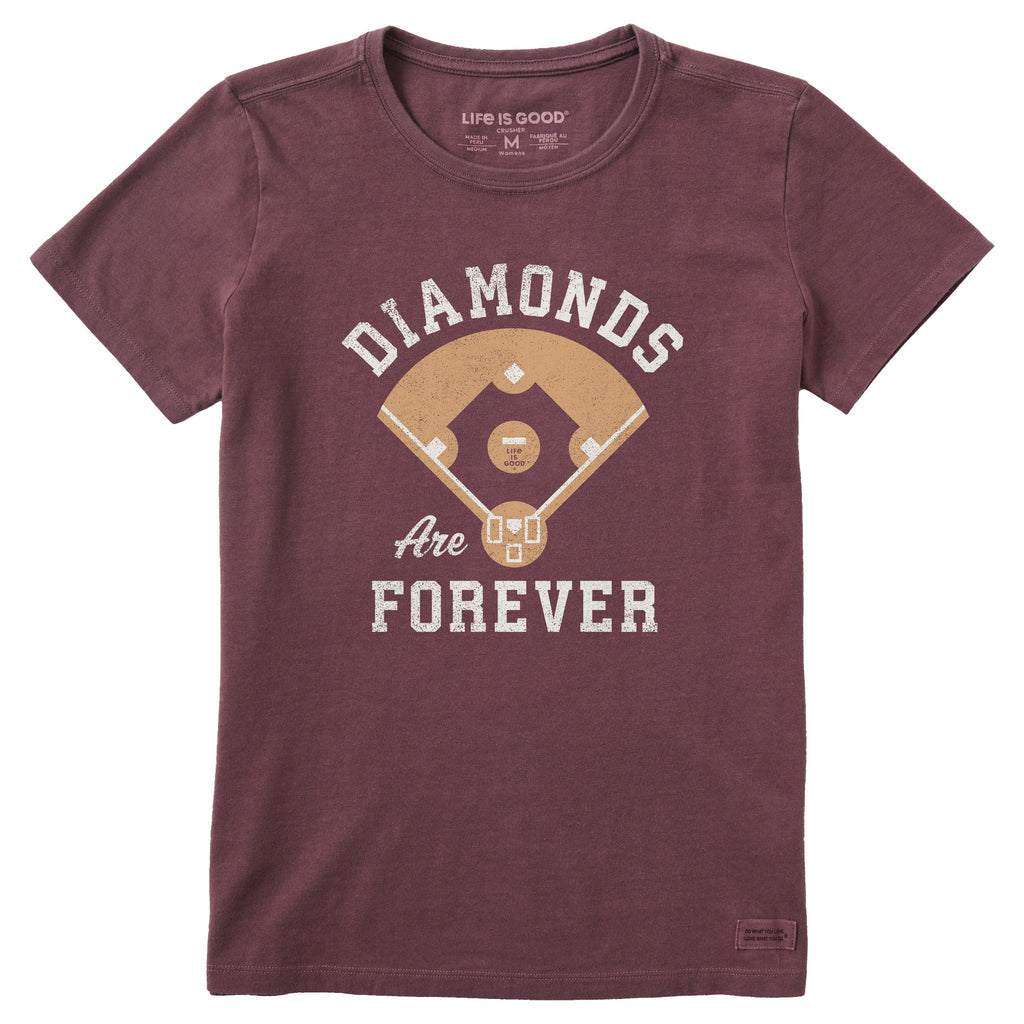 Women's Diamonds are Forever Short Sleeve Crusher Tee product image 3