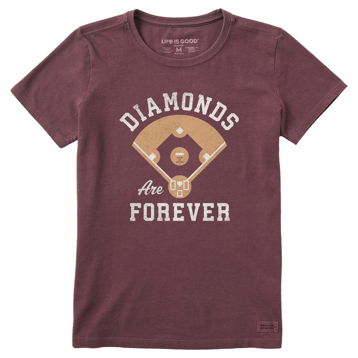 Women's Diamonds are Forever Short Sleeve Crusher Tee product image 3