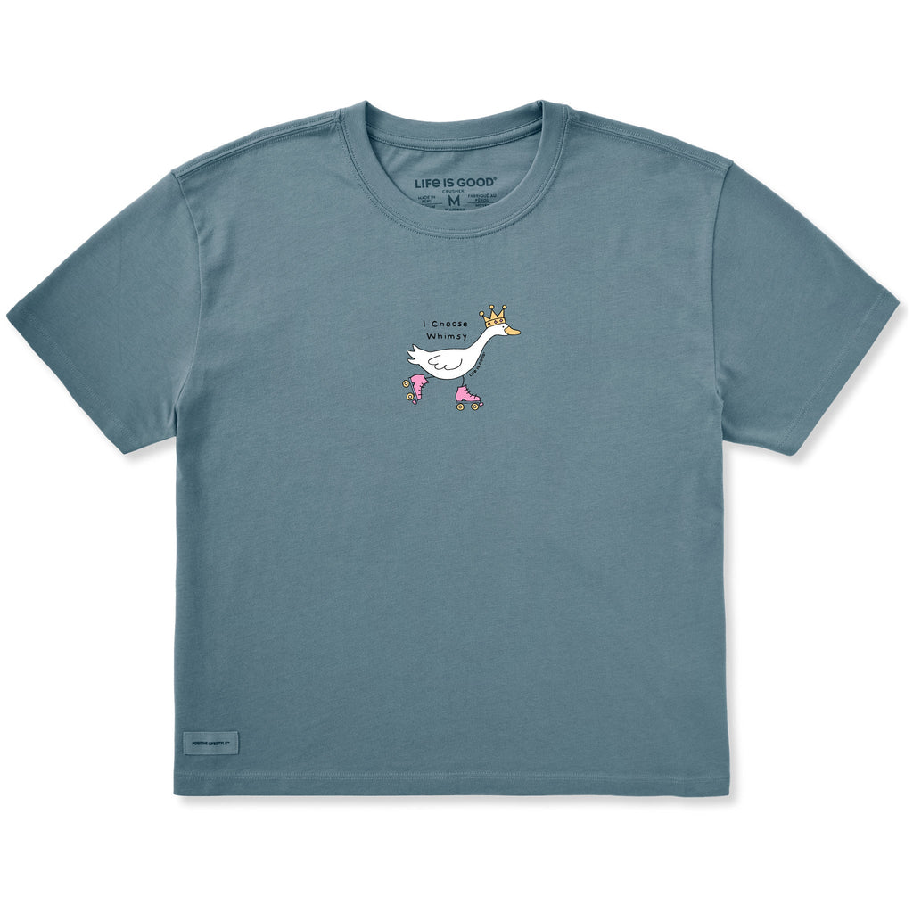 Women's I Choose Whimsy Short Sleeve Crusher Boxy Tee product image 3