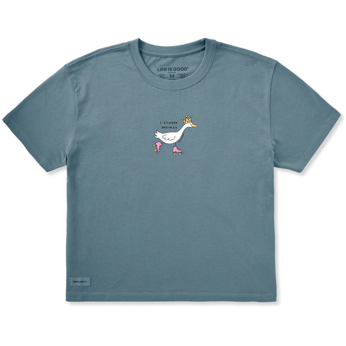 Women's I Choose Whimsy Short Sleeve Crusher Boxy Tee product image 3