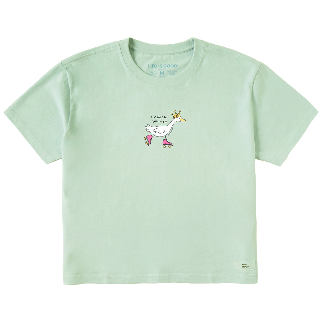 Women's I Choose Whimsy Short Sleeve Crusher Boxy Tee product image 5