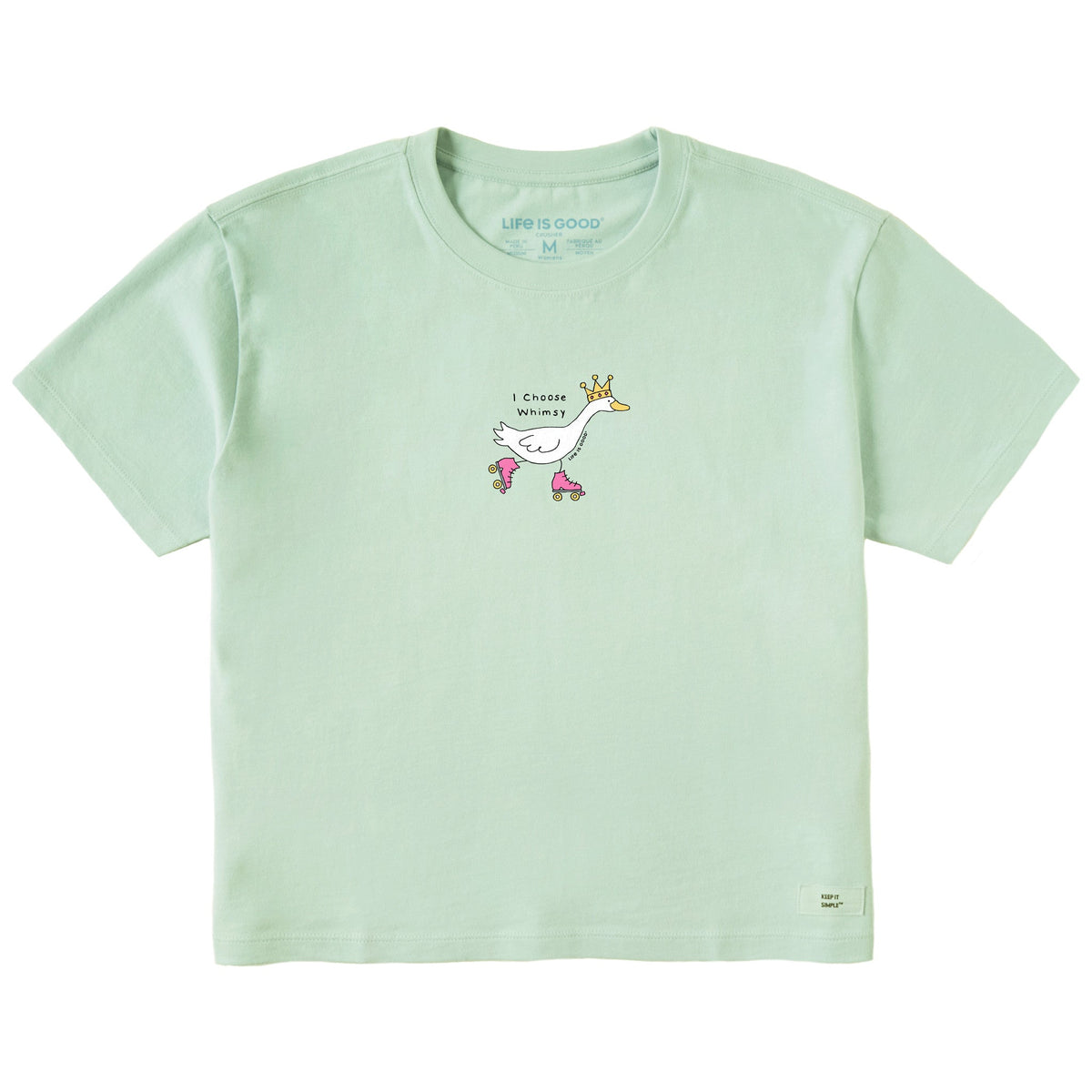 Women's I Choose Whimsy Short Sleeve Crusher Boxy Tee product image 5