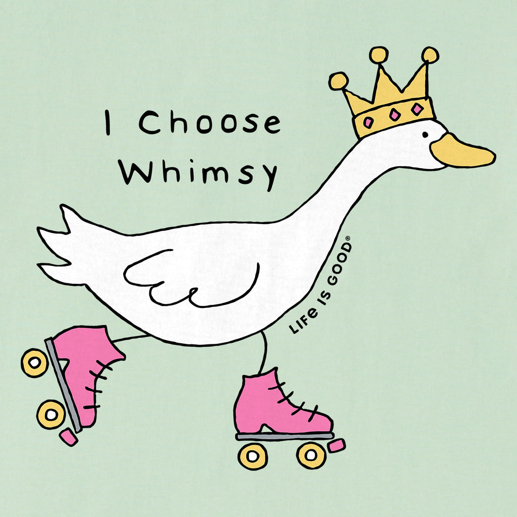 Women's I Choose Whimsy Short Sleeve Crusher Boxy Tee product image 6